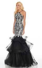Rachel Allan 7167 Black/Silver