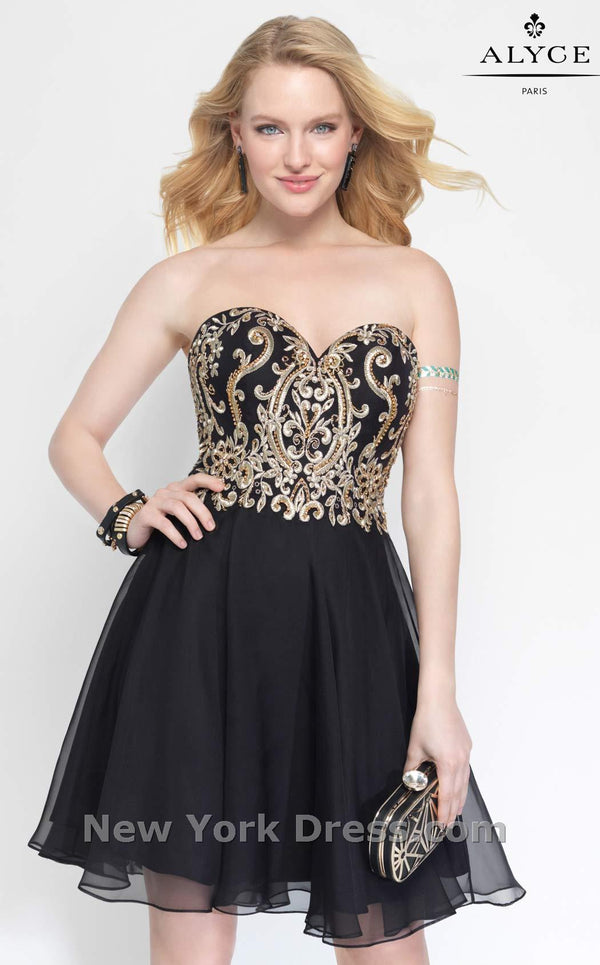 Alyce 3688 Black/Gold