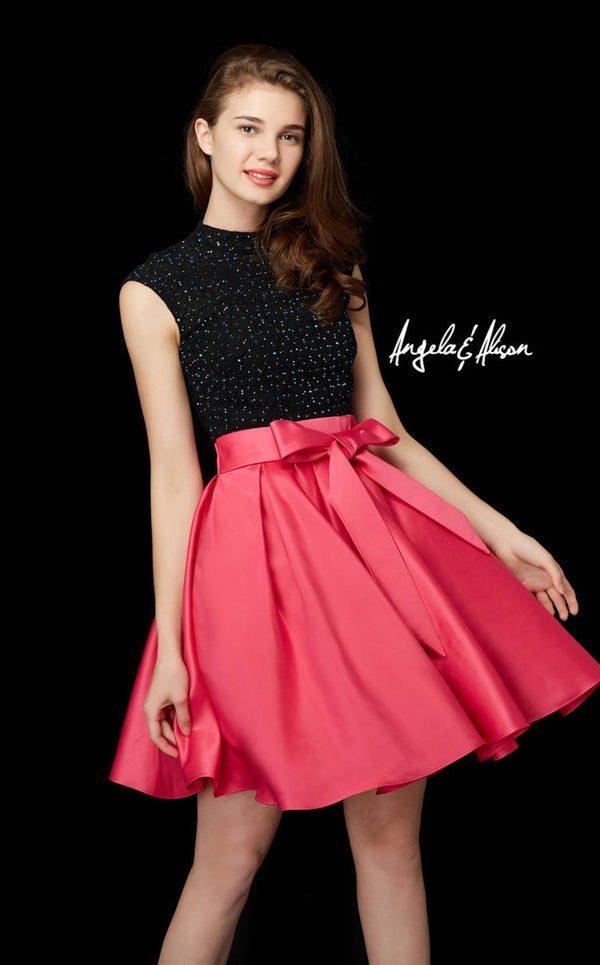 Angela And Alison 72016 Black/Fuchsia