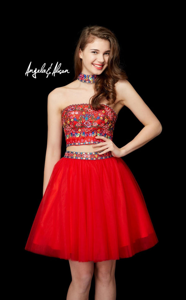 Angela And Alison 72022 Hot-Red