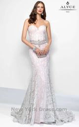 Alyce 6669 Silver/Pink