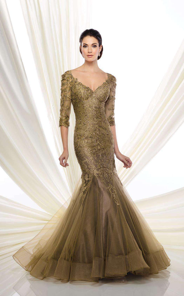 Ivonne D 216D50 Antique Gold