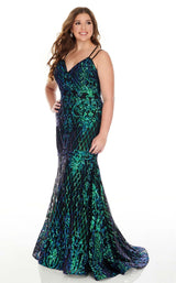Rachel Allan 7216 Teal-Iridescent