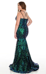 Rachel Allan 7216 Teal-Iridescent