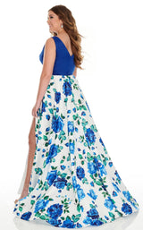 Rachel Allan 7217 White-Royal