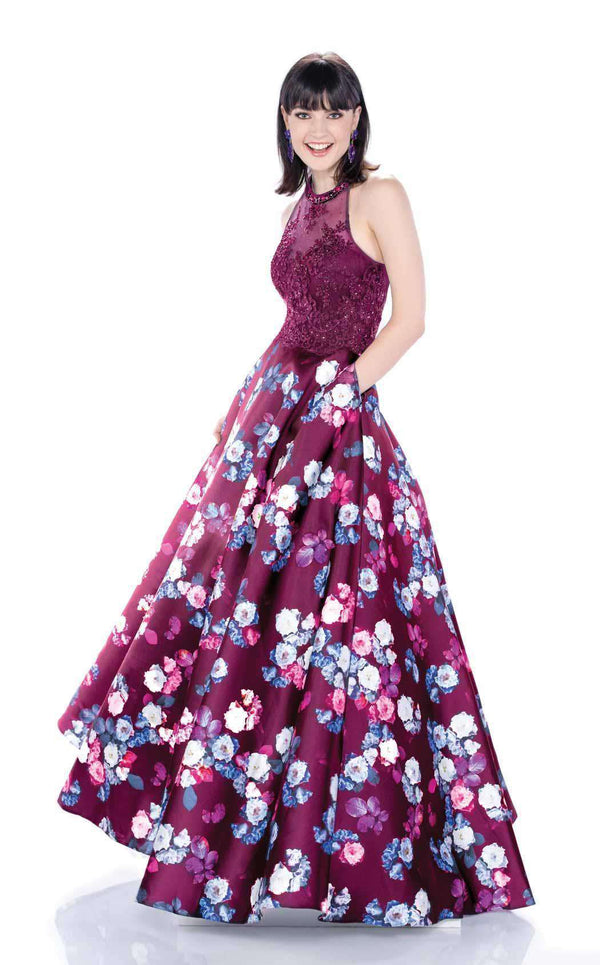 Mon Cheri MCE21638 Magenta/Multi