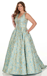 Rachel Allan 7226 Aqua-Gold