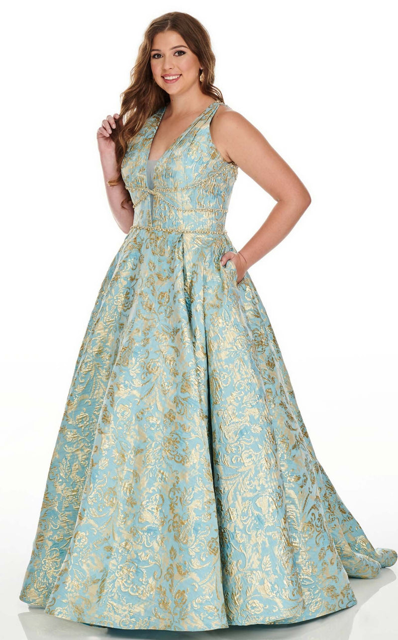 Rachel Allan 7226 Aqua-Gold