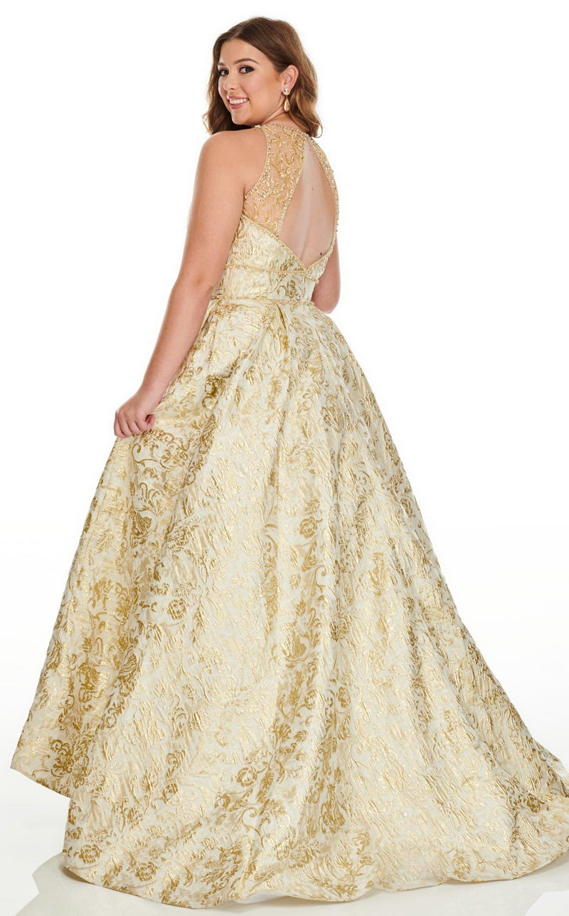 Rachel Allan 7226 Ivory/Gold