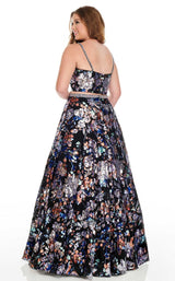 Rachel Allan 7227 Black Multi
