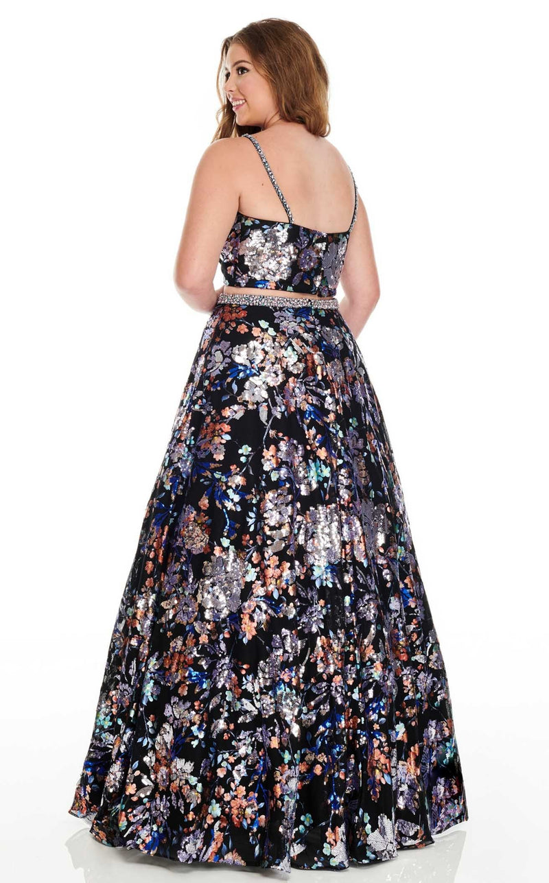 Rachel Allan 7227 Black Multi