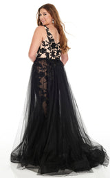Rachel Allan 7228 Black-Nude