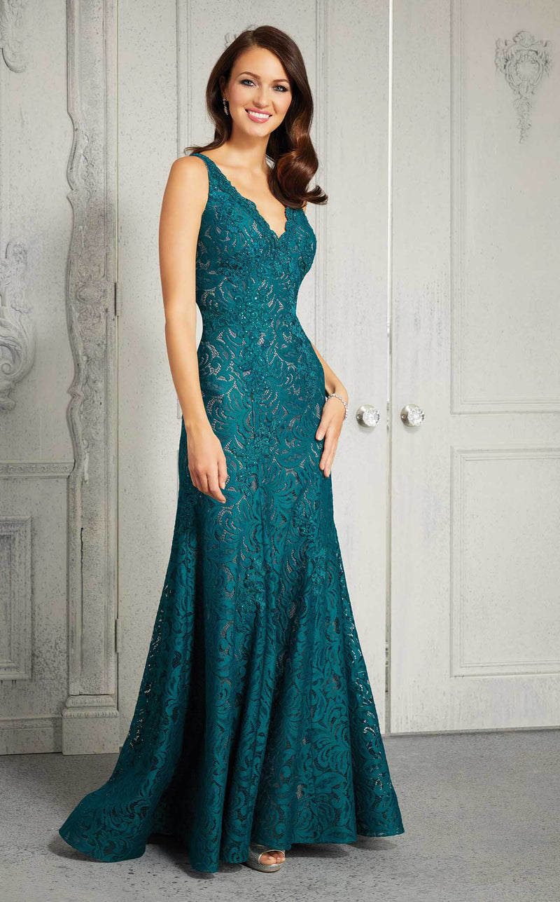 MGNY 72416 Teal-Fawn