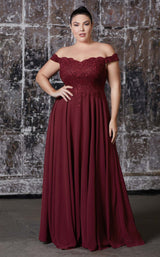 Cinderella Divine 7258 Burgundy