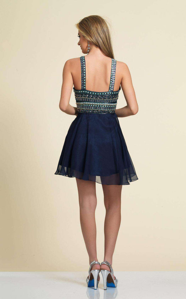 Dave and Johnny 2828 Navy Blue