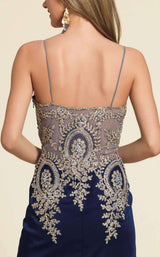 Dave and Johnny 2974 Navy Blue