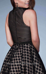 La Femme 23383 Black/Nude
