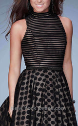 La Femme 23383 Black/Nude