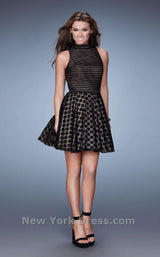 La Femme 23383 Black/Nude