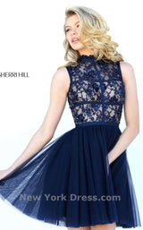 Sherri Hill 50636 Navy