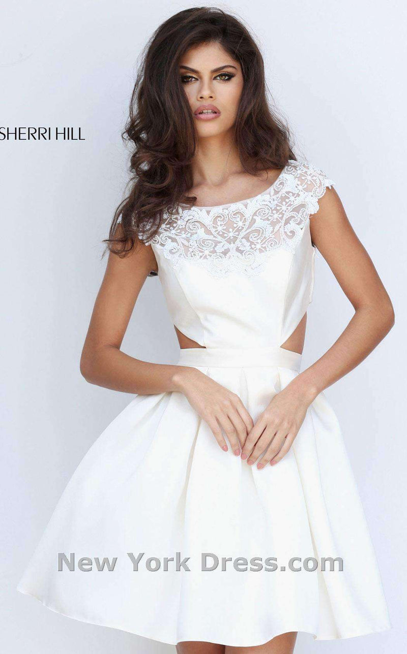 Sherri Hill 50682 Ivory