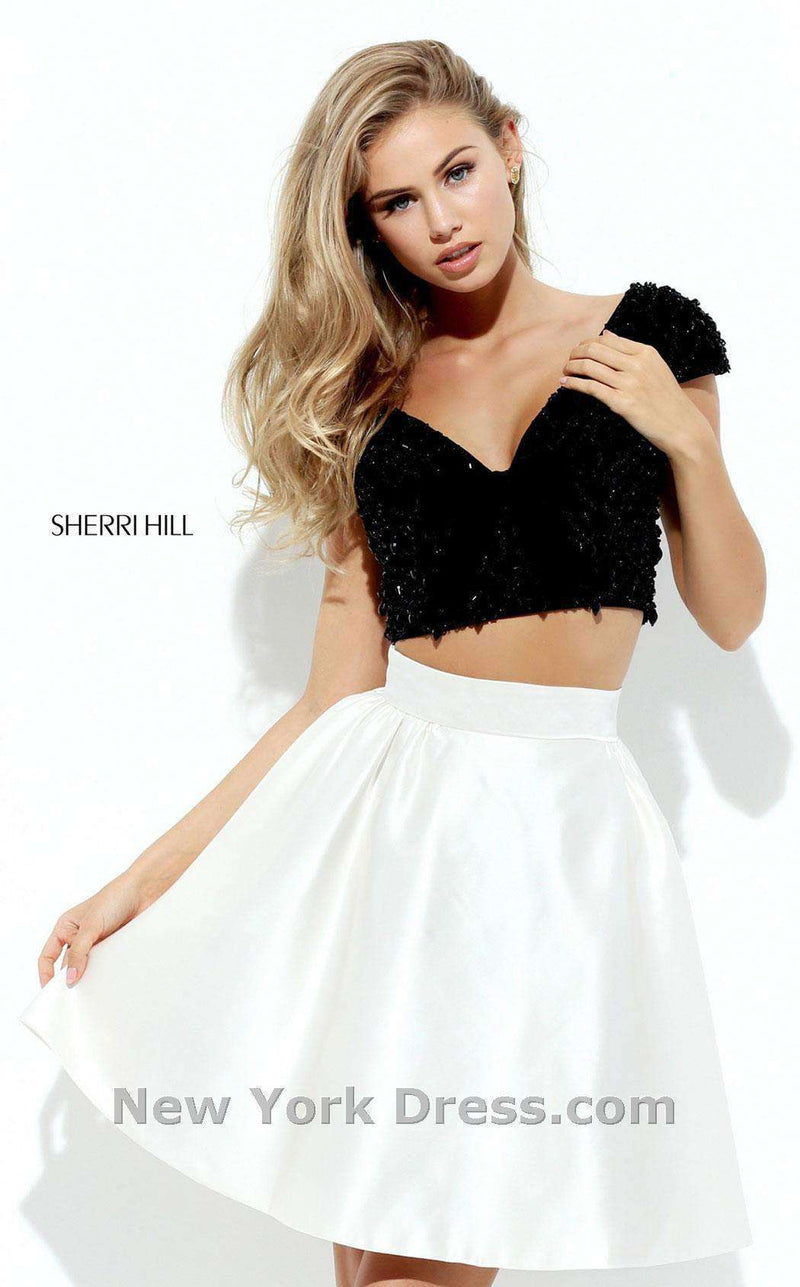 Sherri Hill 50723 Black/Red