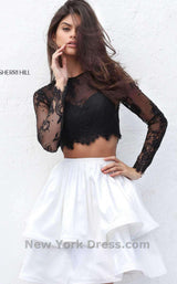 Sherri Hill 50725 Black/Ivory