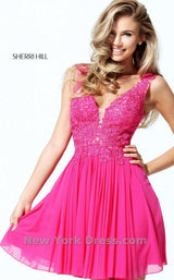 Sherri Hill 50756 Fuchsia