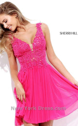 Sherri Hill 50756 Fuchsia