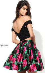 Sherri Hill 50774 Black/Red