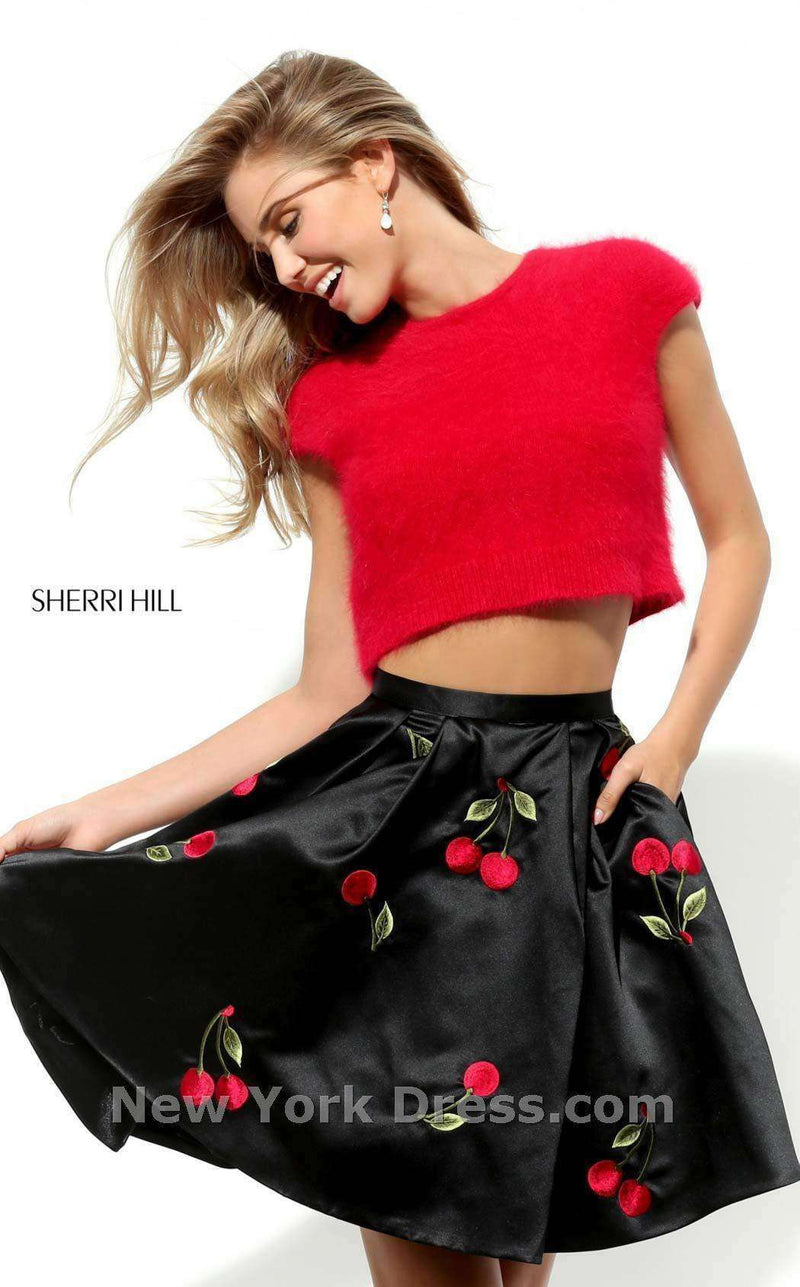 Sherri Hill 50553 Red/Black