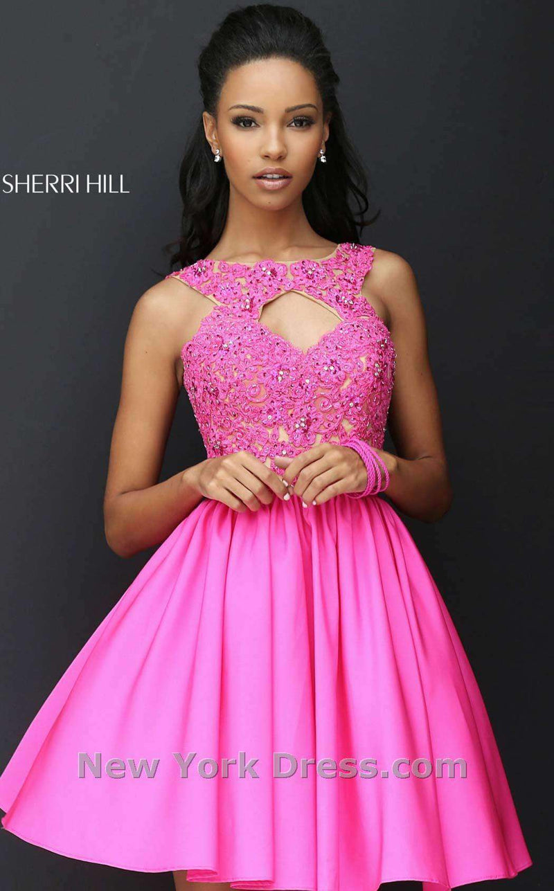 Sherri Hill 50581 Fuchsia