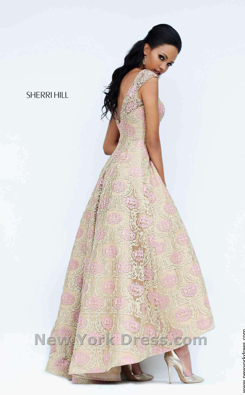 Sherri Hill 50612 Gold/Pink