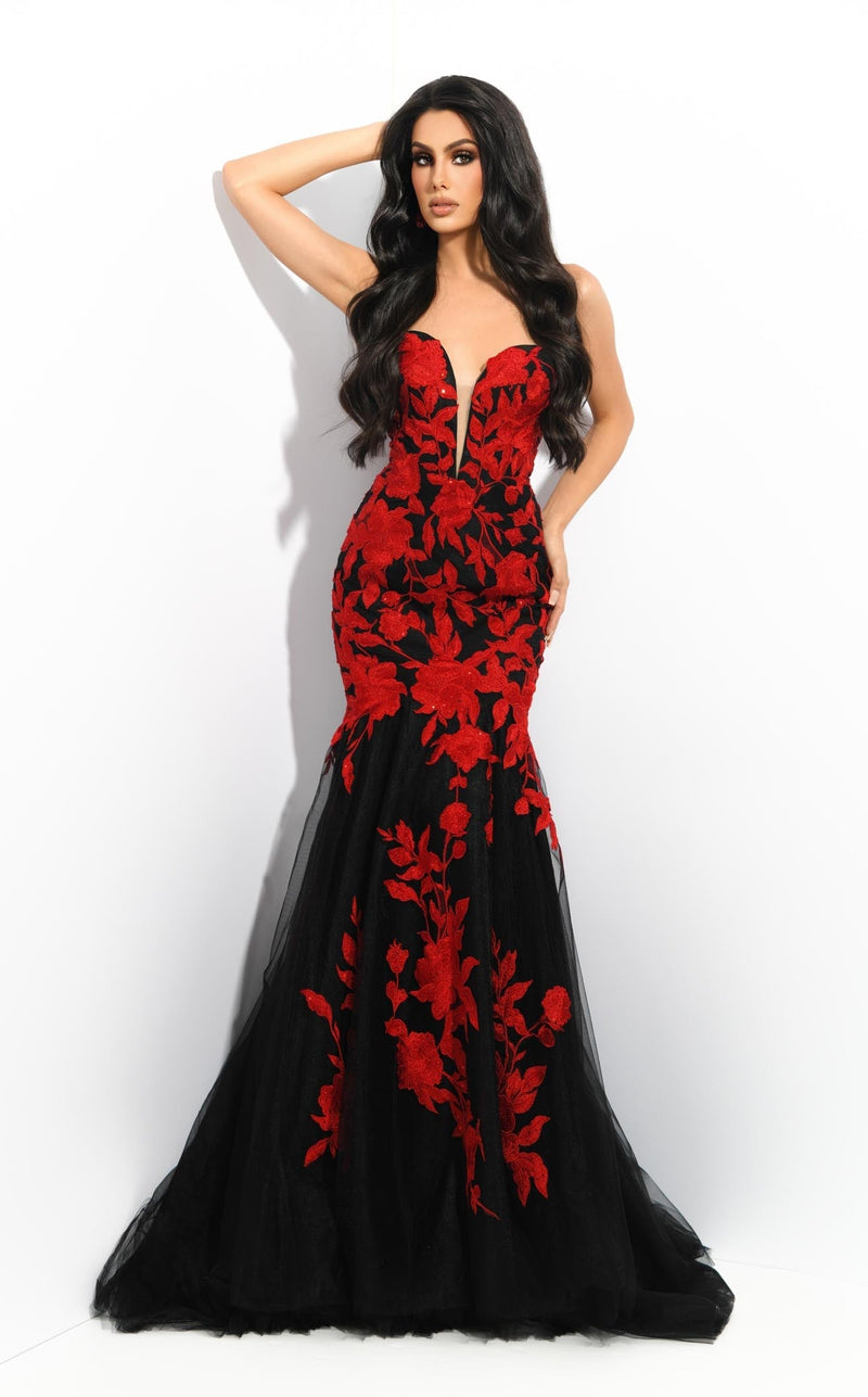 Jasz Couture 7328 Black/Red