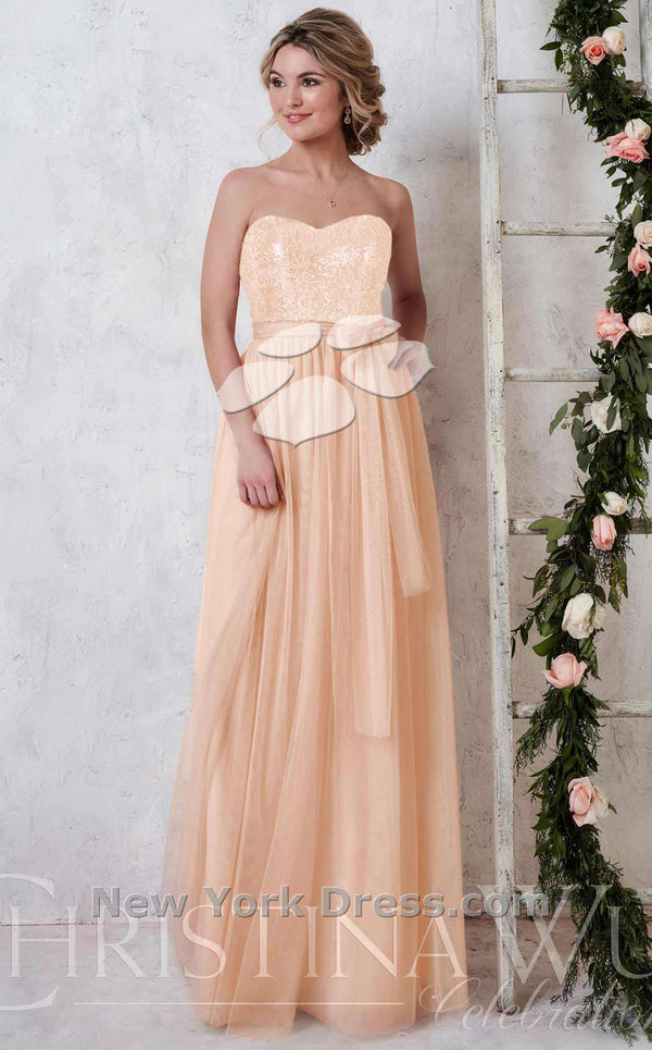 Christina Wu 22725CW Blush Pink