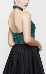 Milano Formals E2037 Teal/Black