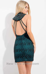 Rachel Allan 3123 Black/Teal