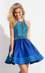 Rachel Allan 4115 Aqua/Royal