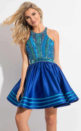 Rachel Allan 4115 Aqua/Royal