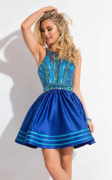 Rachel Allan 4115 Aqua/Royal