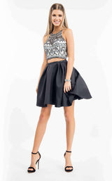 Rachel Allan 4156 White/Black