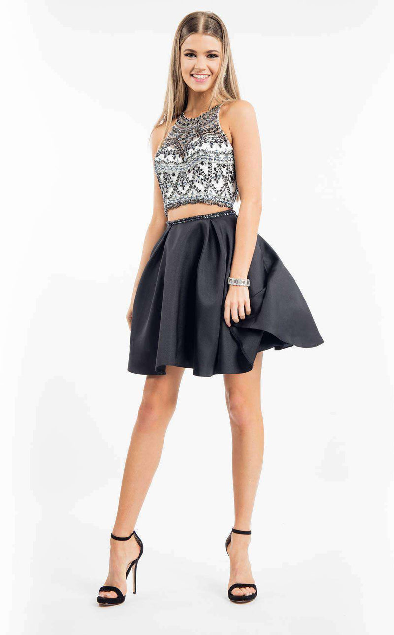 Rachel Allan 4156 White/Black
