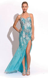 Jovani 73830 Turquoise