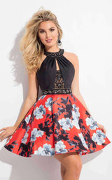 Rachel Allan 4198 Black/Red