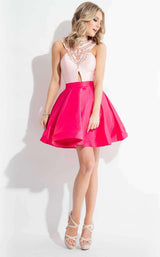 Rachel Allan 4206 Blush/Fuchsia