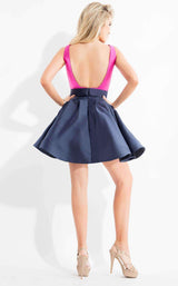Rachel Allan 4221 Fuchsia/Navy