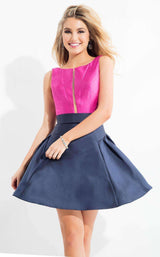 Rachel Allan 4221 Fuchsia/Navy