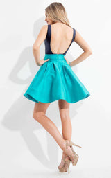 Rachel Allan 4221 Navy/Teal