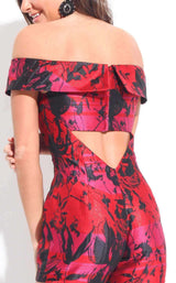 Rachel Allan 4230 Red/Magenta
