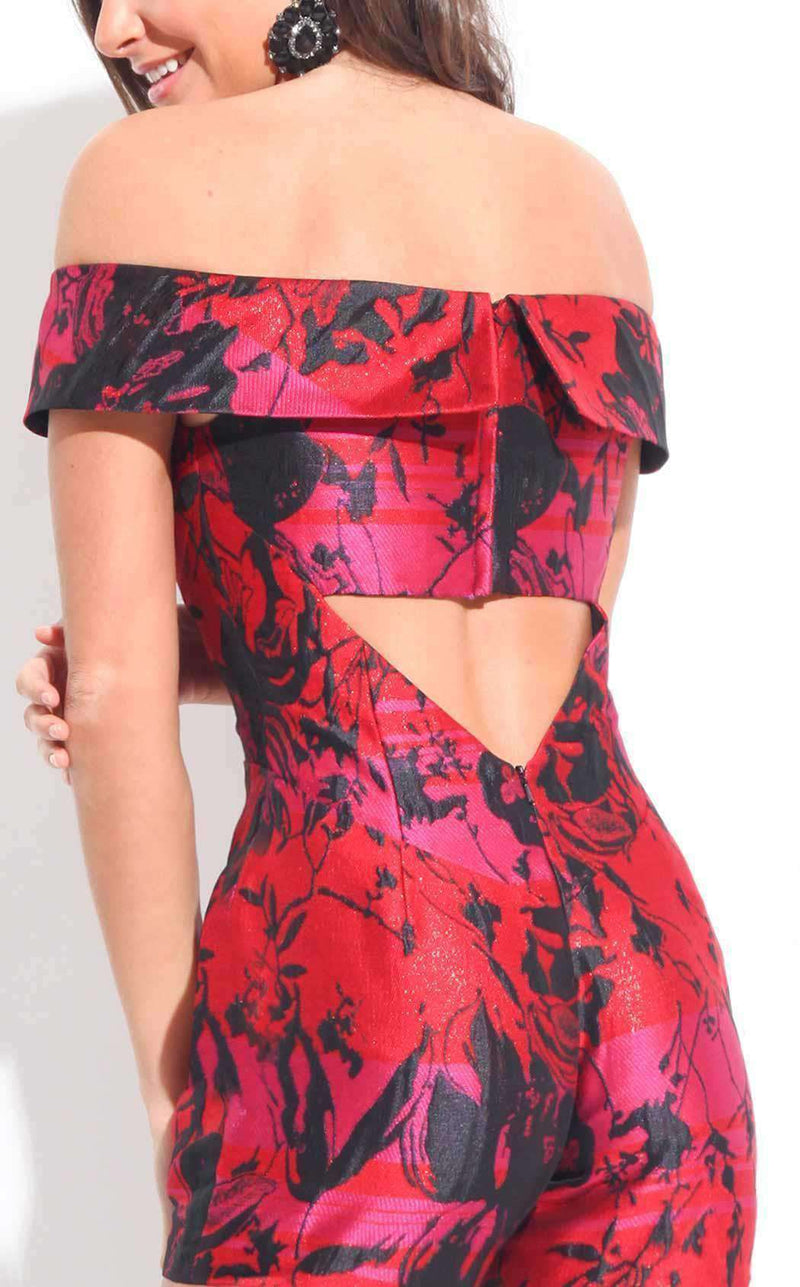 Rachel Allan 4230 Red/Magenta